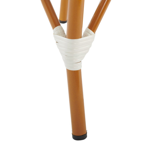 Safavieh California Bar Stool White Aluminum / Wicker PAT7534C