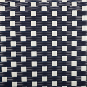 Safavieh California Bar Stool Navy / White Aluminum / Wicker PAT7534E