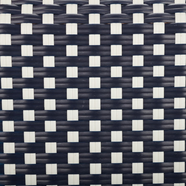 Safavieh California Bar Stool Navy / White Aluminum / Wicker PAT7534E