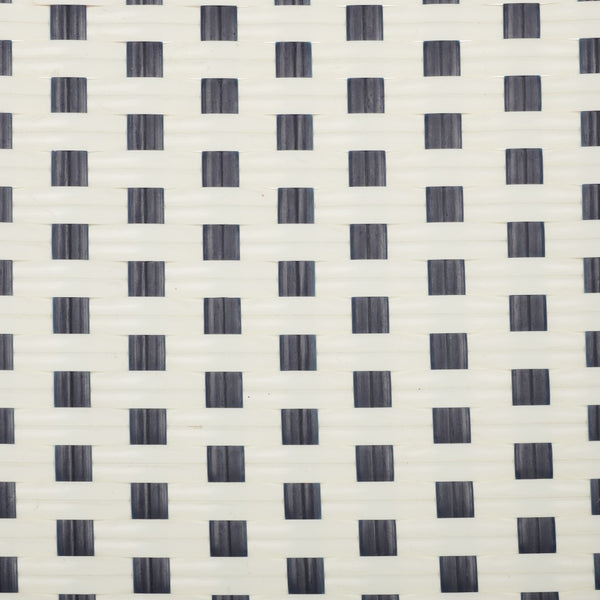 Safavieh California Bar Stool White / Navy Aluminum / Wicker PAT7535D