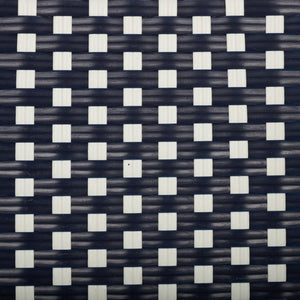 Safavieh California Bar Stool Navy / White Aluminum / Wicker PAT7535E