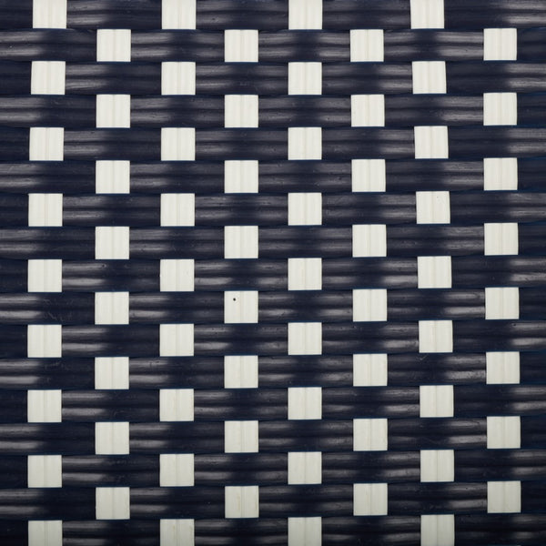 Safavieh California Bar Stool Navy / White Aluminum / Wicker PAT7535E