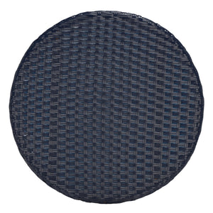 Safavieh California Bistro Table Navy Aluminum / Wicker PAT7536B
