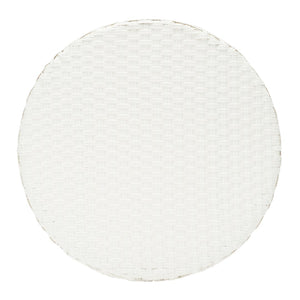 Safavieh California Bistro Table White Aluminum / Wicker PAT7536C