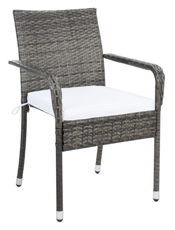 Laina Bistro Set - Elegant Outdoor Dining Experience with Modern Wicker and Comfortable Cushions