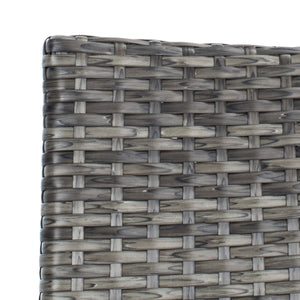 Laina Bistro Set - Elegant Outdoor Dining Experience with Modern Wicker and Comfortable Cushions