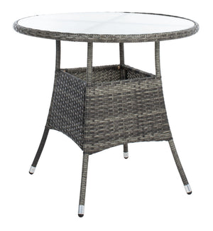 Laina Bistro Set - Elegant Outdoor Dining Experience with Modern Wicker and Comfortable Cushions