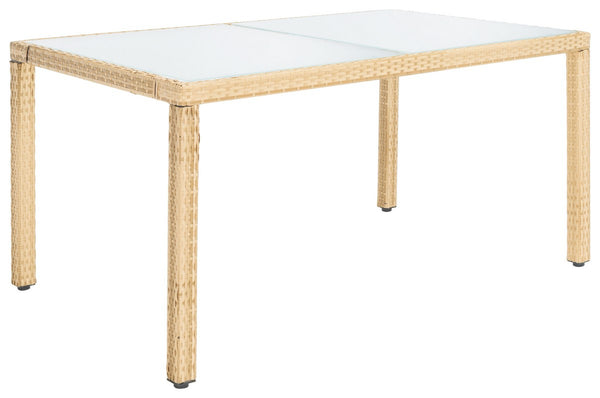 Jolin 7 Piece Outdoor Dining Set - Chic Wicker Design with Plush Cushions for Stylish Entertaining