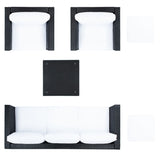 Presla 6 Piece Living Set