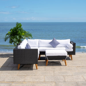 Analon Outdoor Sectional Sofa Set – Modern Retro Chic Design for Stylish Open Air Entertaining