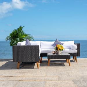 Analon Outdoor Sectional Sofa Set – Modern Retro Chic Design for Stylish Open Air Entertaining