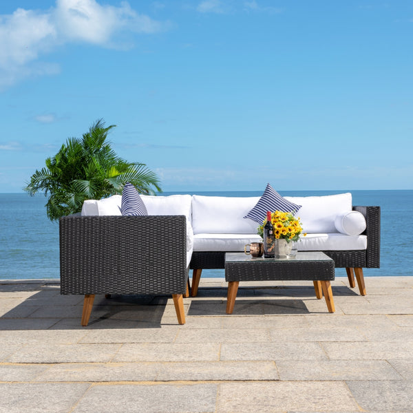 Analon Outdoor Sectional Sofa Set – Modern Retro Chic Design for Stylish Open Air Entertaining