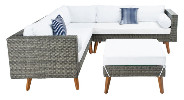 Analon Outdoor Sectional - Stylish Retro Chic Design for Coastal Relaxation and Entertaining Bliss
