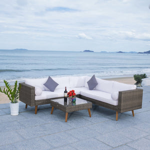 Analon Outdoor Sectional - Stylish Retro Chic Design for Coastal Relaxation and Entertaining Bliss
