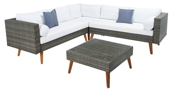 Analon Outdoor Sectional - Stylish Retro Chic Design for Coastal Relaxation and Entertaining Bliss