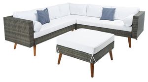 Analon Outdoor Sectional - Stylish Retro Chic Design for Coastal Relaxation and Entertaining Bliss