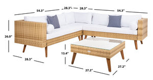 Analon Outdoor Sectional - Stylish Retro Chic Design for Coastal Relaxation and Entertaining Bliss
