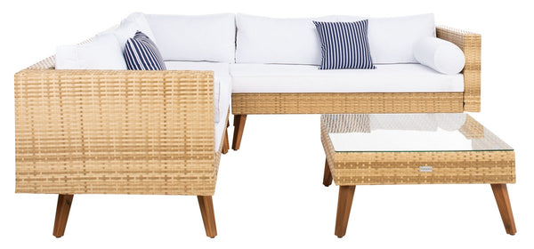 Analon Outdoor Sectional - Stylish Retro Chic Design for Coastal Relaxation and Entertaining Bliss