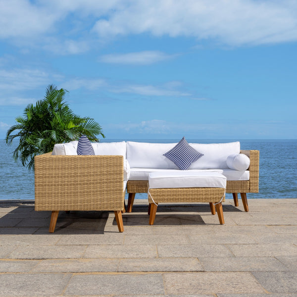 Analon Outdoor Sectional - Stylish Retro Chic Design for Coastal Relaxation and Entertaining Bliss