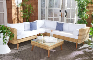 Analon Outdoor Sectional - Stylish Retro Chic Design for Coastal Relaxation and Entertaining Bliss