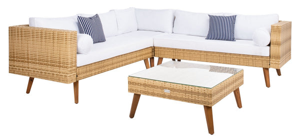Analon Outdoor Sectional - Stylish Retro Chic Design for Coastal Relaxation and Entertaining Bliss