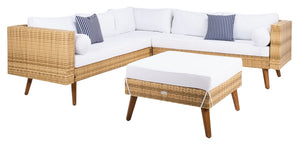 Analon Outdoor Sectional - Stylish Retro Chic Design for Coastal Relaxation and Entertaining Bliss