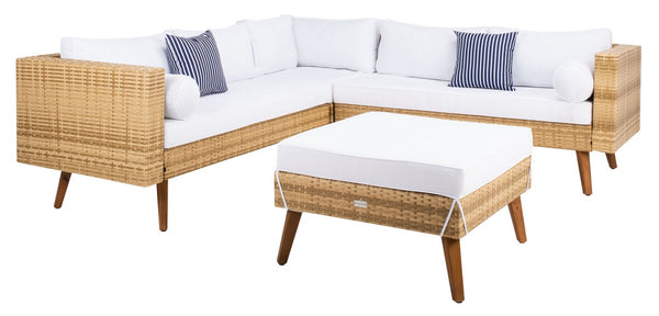 Analon Outdoor Sectional - Stylish Retro Chic Design for Coastal Relaxation and Entertaining Bliss