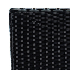 Laban Bistro Set - Contemporary 3-Piece Patio Collection with Plush Cushions and Elegant Glass Table