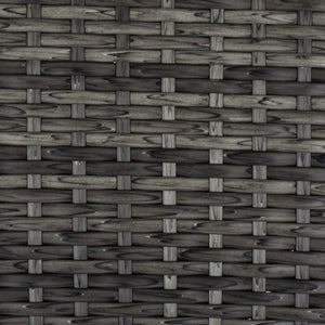 Laban Bistro Set - Contemporary 3-Piece Patio Collection with Plush Cushions and Elegant Glass Table