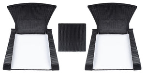 Edna 3 Piece Lounge Set - Tropical Modern Design with Plush Cushions for Outdoor Living Spaces