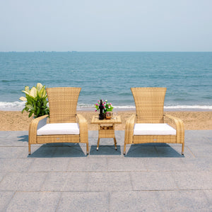 Edna 3 Piece Lounge Set - Tropical Modern Design with Plush Cushions for Outdoor Living Spaces