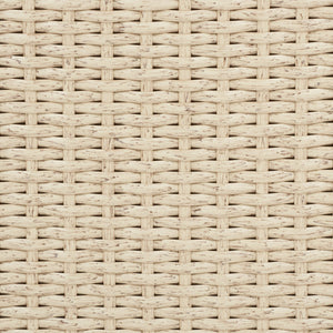 Safavieh Daire Rocking Chair Beige/White Cushion Wicker / Steel Frame PAT7721B