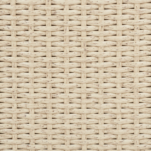 Safavieh Daire Rocking Chair Beige/White Cushion Wicker / Steel Frame PAT7721B