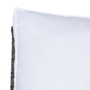 Daire Rocking Chair - Stylish Outdoor Seating with Durable Rattan Frame and Plush Weather-Resistant Cushions