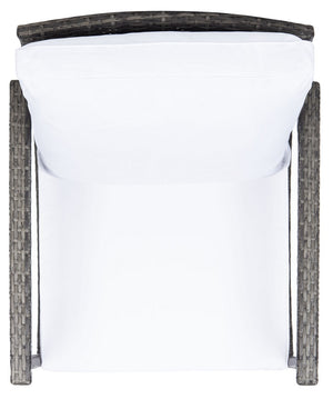 Daire Rocking Chair - Stylish Outdoor Seating with Durable Rattan Frame and Plush Weather-Resistant Cushions