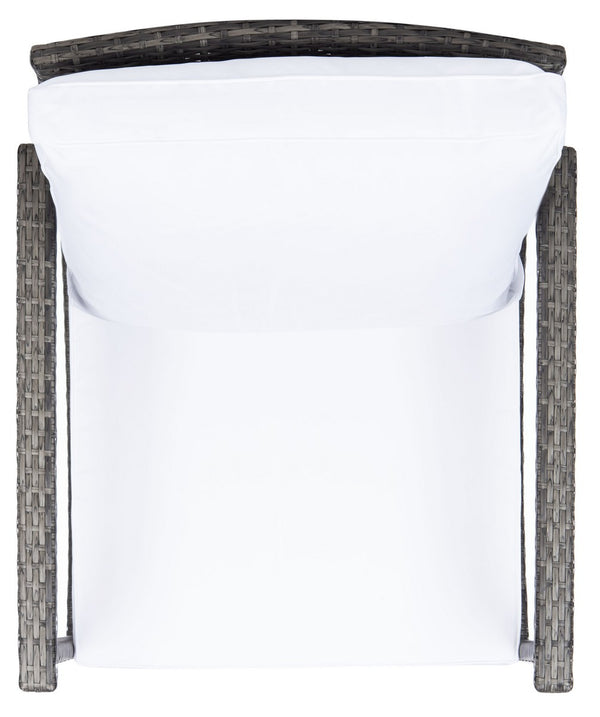 Daire Rocking Chair - Stylish Outdoor Seating with Durable Rattan Frame and Plush Weather-Resistant Cushions