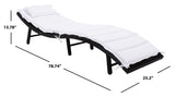 Colley Sunlounger - Elegant Outdoor Chaise with Plush Cushion for Ultimate Relaxation and Style