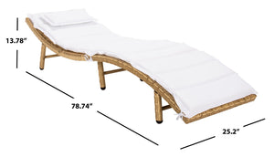 Colley Sunlounger - Elegant Outdoor Chaise with Plush Cushion for Ultimate Relaxation and Style