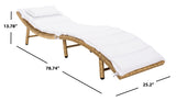 Colley Sunlounger - Elegant Outdoor Chaise with Plush Cushion for Ultimate Relaxation and Style