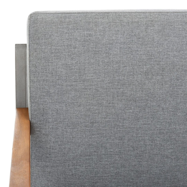 Randolph 4-Piece Living Set: Stylish Acacia & Steel Furniture for Modern Outdoor Comfort and Elegance