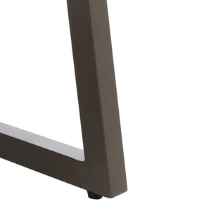 Randolph 4-Piece Living Set: Stylish Acacia & Steel Furniture for Modern Outdoor Comfort and Elegance