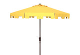 Safavieh Zimmerman 11Ft Rnd Market Umbrella Yellow Metal PAT8100F
