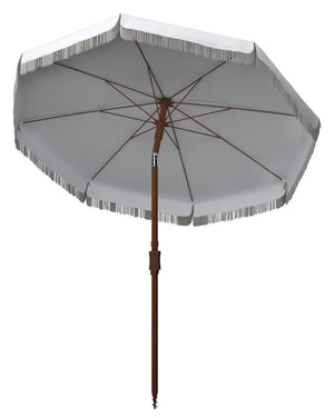 Estonia 6.5 Ft Stylish Fringe Umbrella – Adjustable Shade for Your Perfect Outdoor Oasis Experience
