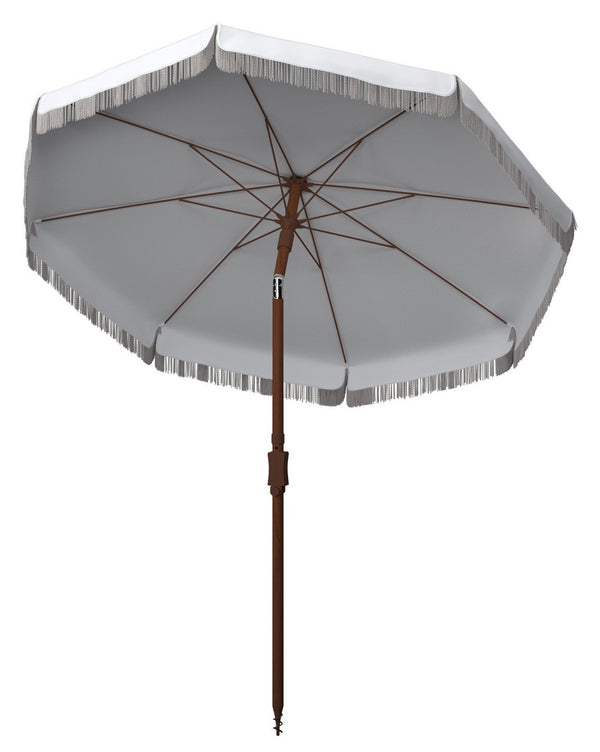 Estonia 6.5 Ft Stylish Fringe Umbrella – Adjustable Shade for Your Perfect Outdoor Oasis Experience