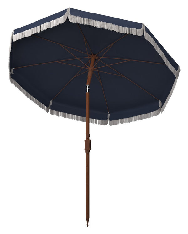 Estonia 6.5 Ft Stylish Fringe Umbrella – Adjustable Shade for Your Perfect Outdoor Oasis Experience