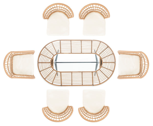 Genser 7 Piece Dining Set