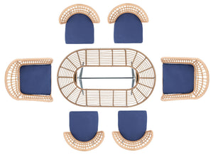 Genser 7 Piece Dining Set