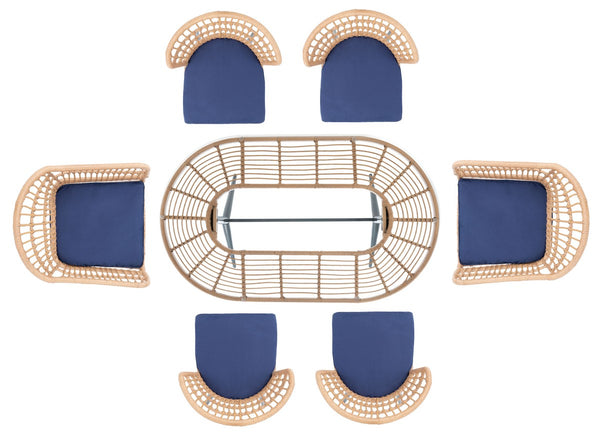 Genser 7 Piece Dining Set