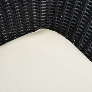 Safavieh Merami 3 Piece Lounger Set in Black, Beige PAT9017A