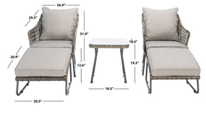 Narda 5 Pc Lounger Set